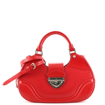 Louis Vuitton Montaigne Sac Handbag Epi Leather