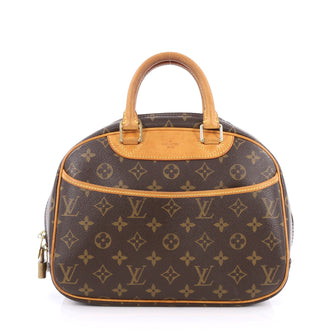 Louis Vuitton Trouville Handbag Monogram Canvas brown