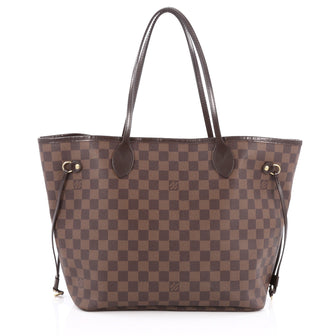 Louis Vuitton Neverfull Tote Damier MM brown