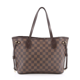 Louis Vuitton Neverfull Tote Damier PM brown