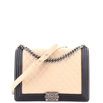 Chanel Boy Flap Bag Quilted Lambskin Large