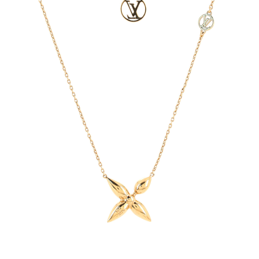 Louis Vuitton, Jewelry, Louis Vuitton Louisette Necklace Metal Gold