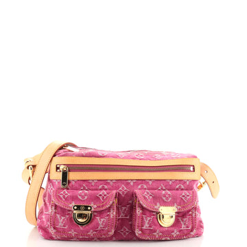 Louis Vuitton Baggy Handbag Denim PM