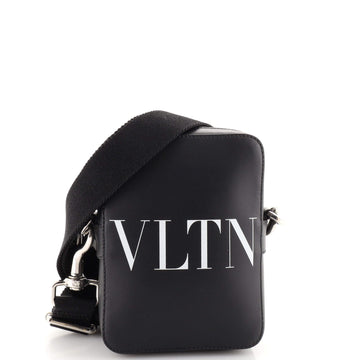 Valentino Garavani VLTN Square Crossbody Bag Printed Leather Small