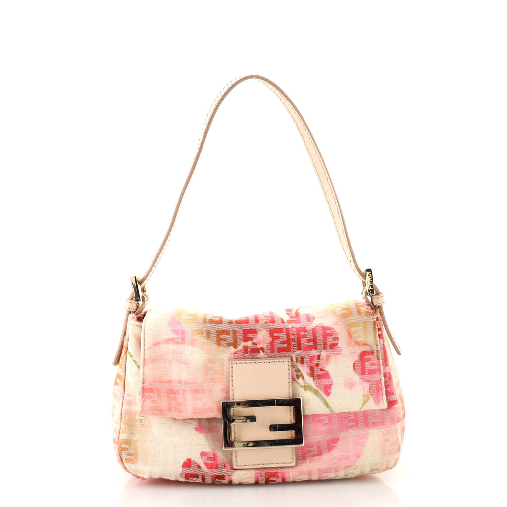 Fendi Mama Forever Bag Zucchino Canvas Mini 180619