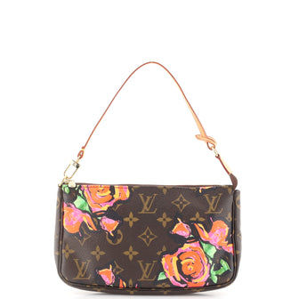 Louis Vuitton Pochette Accessoires Limited Edition Monogram Roses