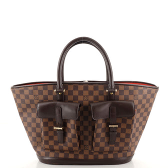 Louis Vuitton Manosque Handbag Damier GM