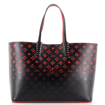 Christian Louboutin Cabata East West Tote Degrade Monogram Printed Leather Large