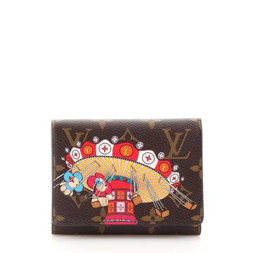 Louis Vuitton Victorine Wallet Limited Edition Vivienne Xmas Monogram Canvas