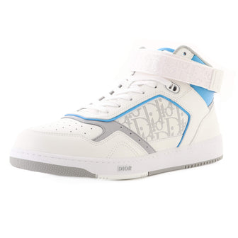 Men's B27 Mid Top Sneakers Leather with Oblique Galaxy Leather