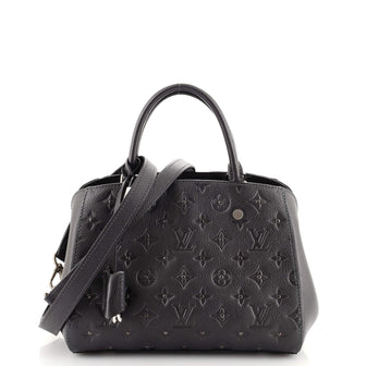 Louis Vuitton Montaigne Handbag Studded Monogram Empreinte Leather BB