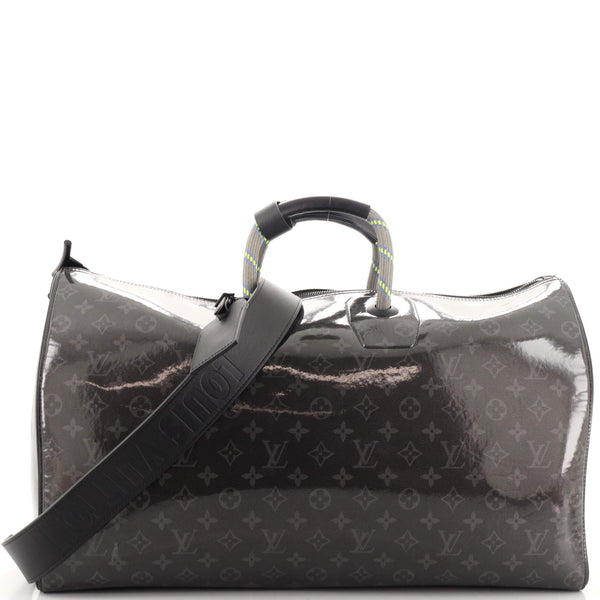Louis Vuitton Keepall Bandouliere Bag Limited Edition Monogram Glaze Canvas  50