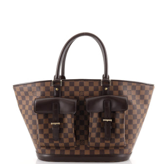 Louis Vuitton Manosque Handbag Damier GM
