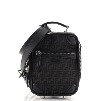 Fendi Trolley Crossbody Bag Zucchino Jacquard Mini