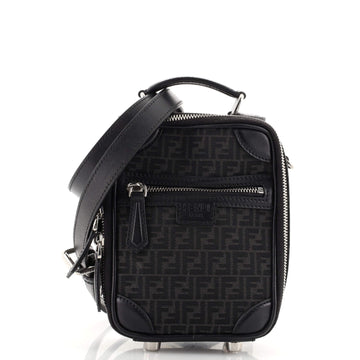 Fendi Trolley Crossbody Bag Zucchino Jacquard Mini