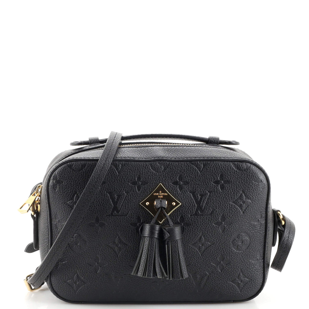 Louis Vuitton, Bags, Louis Vuitton Saintonge Bag In Black Empreinte  Leather