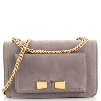 Salvatore Ferragamo Ginevra Shoulder Bag Nubuck Medium