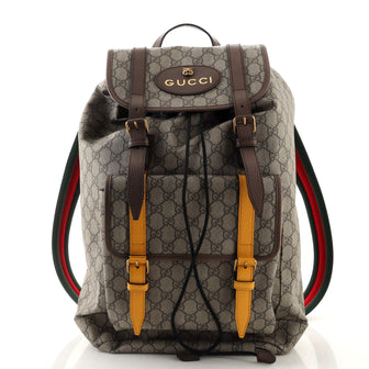 Gucci Courrier Soft Backpack GG Coated Canvas Large