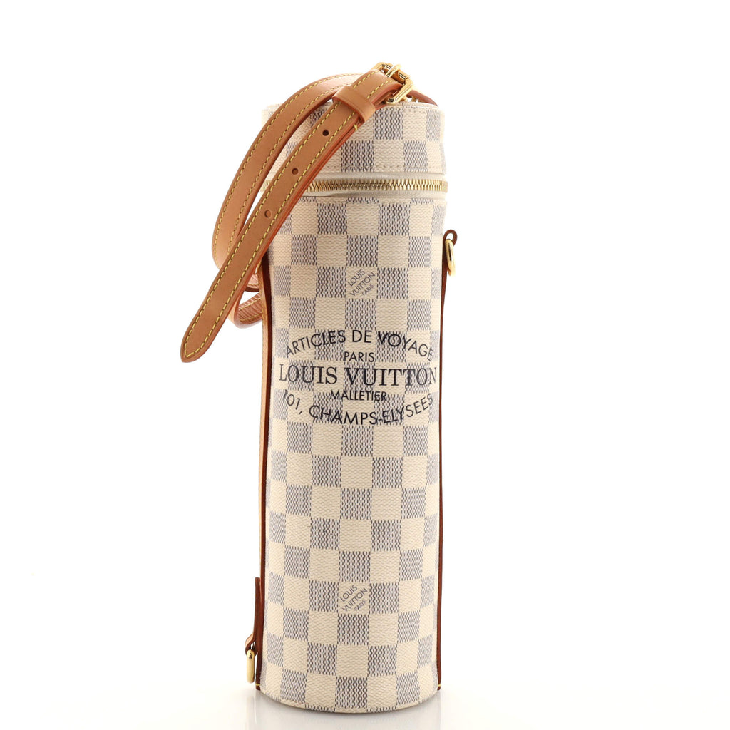 Pre-Owned Louis Vuitton Damier Bottle Holder 180619/425 | Rebag
