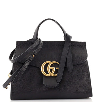 Gucci GG Marmont Top Handle Bag Leather Small