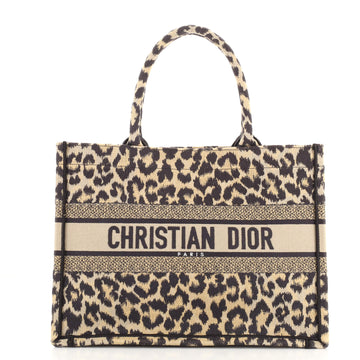 Christian Dior Book Tote Mizza Embroidered Canvas Medium