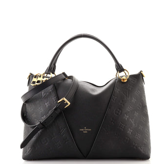 Louis Vuitton V Tote Monogram Empreinte Leather MM