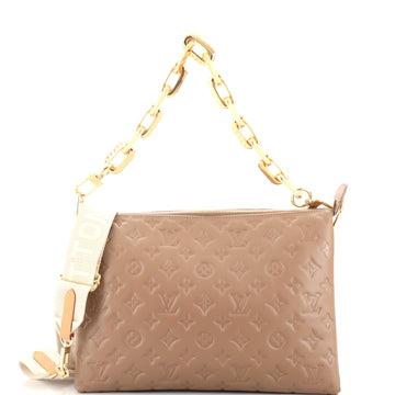 Louis Vuitton Coussin Bag Monogram Embossed Lambskin MM