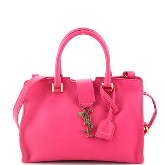Saint Laurent Monogram Cabas Leather Baby