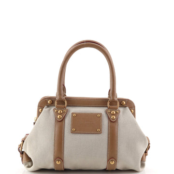 Louis Vuitton Sac De Nuit Trianon Handbag Toile and Leather MM