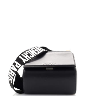 Givenchy Logo Strap Pandora Box Bag Leather Mini
