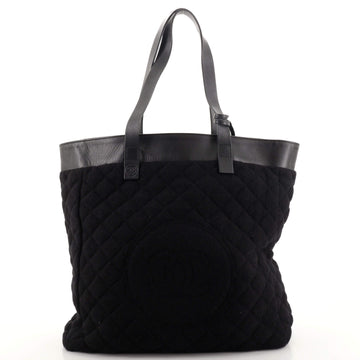 Chanel Reversible CC Tote Terry Cloth and Quilted Nylon Large