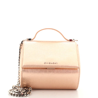 Givenchy Chain Pandora Box Bag Leather Mini