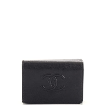 Chanel Timeless CC Trifold Wallet Shiny Aged Calfskin Compact