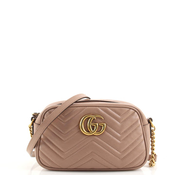 Gucci GG Marmont Shoulder Bag Matelasse Leather Small