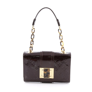 Louis Vuitton Vermont Avenue Handbag Monogram Vernis red