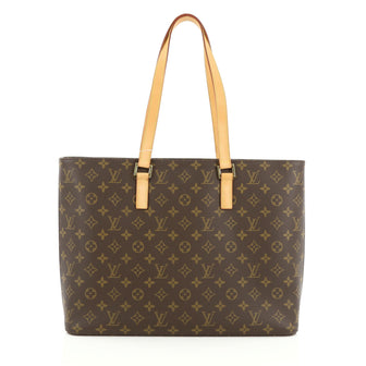 Louis Vuitton Luco Handbag Monogram Canvas brown