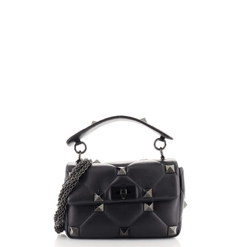 Valentino Garavani Roman Stud Flap Bag Quilted Leather Medium