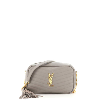 Saint Laurent Lou Camera Bag Matelasse Chevron Leather Mini