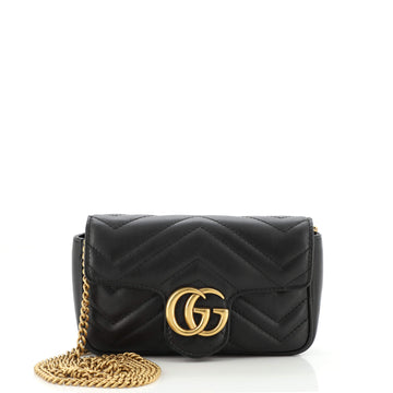 Gucci GG Marmont Flap Bag Matelasse Leather Super Mini