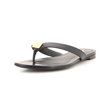 Valentino Garavani Women's Roman Stud Flat Sandals Leather