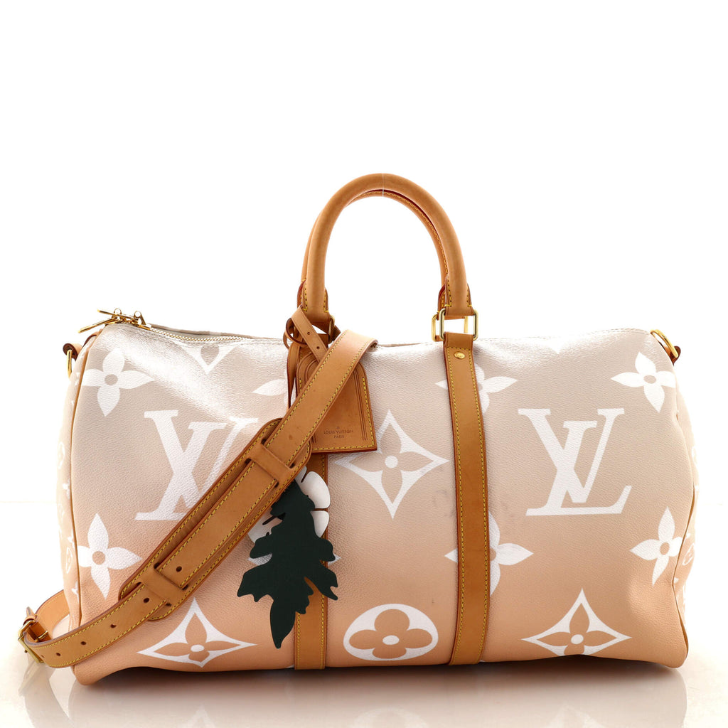 Louis Vuitton Keepall Bandouliere Bag By The Pool Monogram Giant