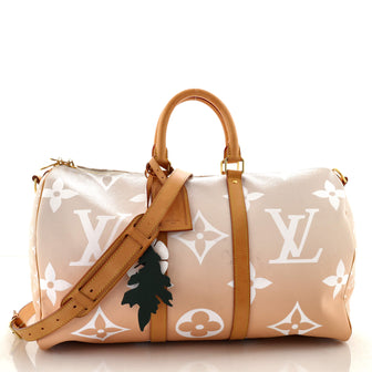 Louis Vuitton Keepall Bandouliere Bag By The Pool Monogram Giant 45