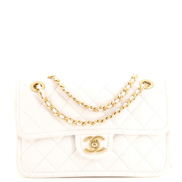 Chanel Sweet Classic Flap Bag Quilted Caviar Medium