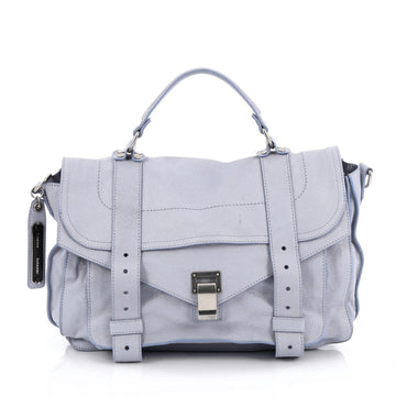 Proenza Schouler PS1 Satchel Leather Medium blue