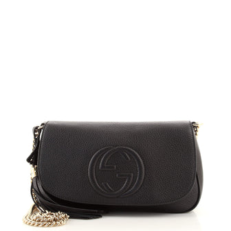 Gucci Soho Chain Crossbody Bag Leather Medium
