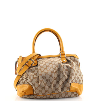 Gucci Sukey Top Handle Satchel GG Canvas Medium