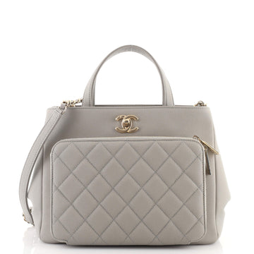 Chanel Business Affinity Tote Quilted Caviar Small