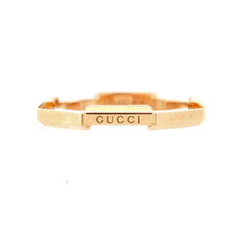 Gucci Link To Love Mirrored Ring 18K Rose Gold