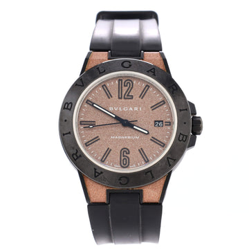 Bvlgari Diagono Magnesium Automatic Watch Ceramic and Rubber 41