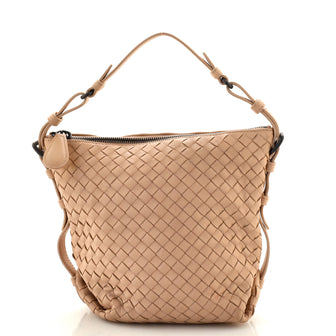 Bottega Veneta Side Belt Zip Hobo Intrecciato Nappa Small